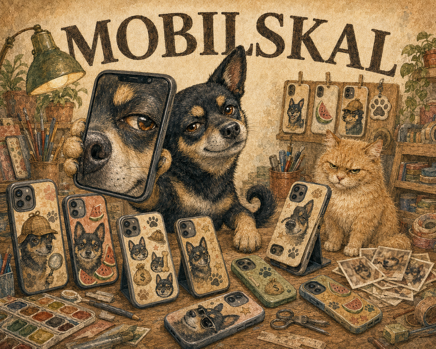 Gnistas mobilskal – humor, kaos & skydd i ett