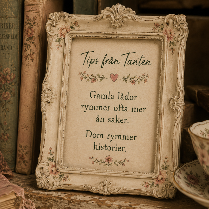 Fyndlapp i Tantens fyndbod