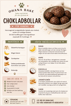 Chokladbollar för hundar | Kokosrullade favoriter
