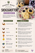Skogsgrottor – hundkakor i 4-pack