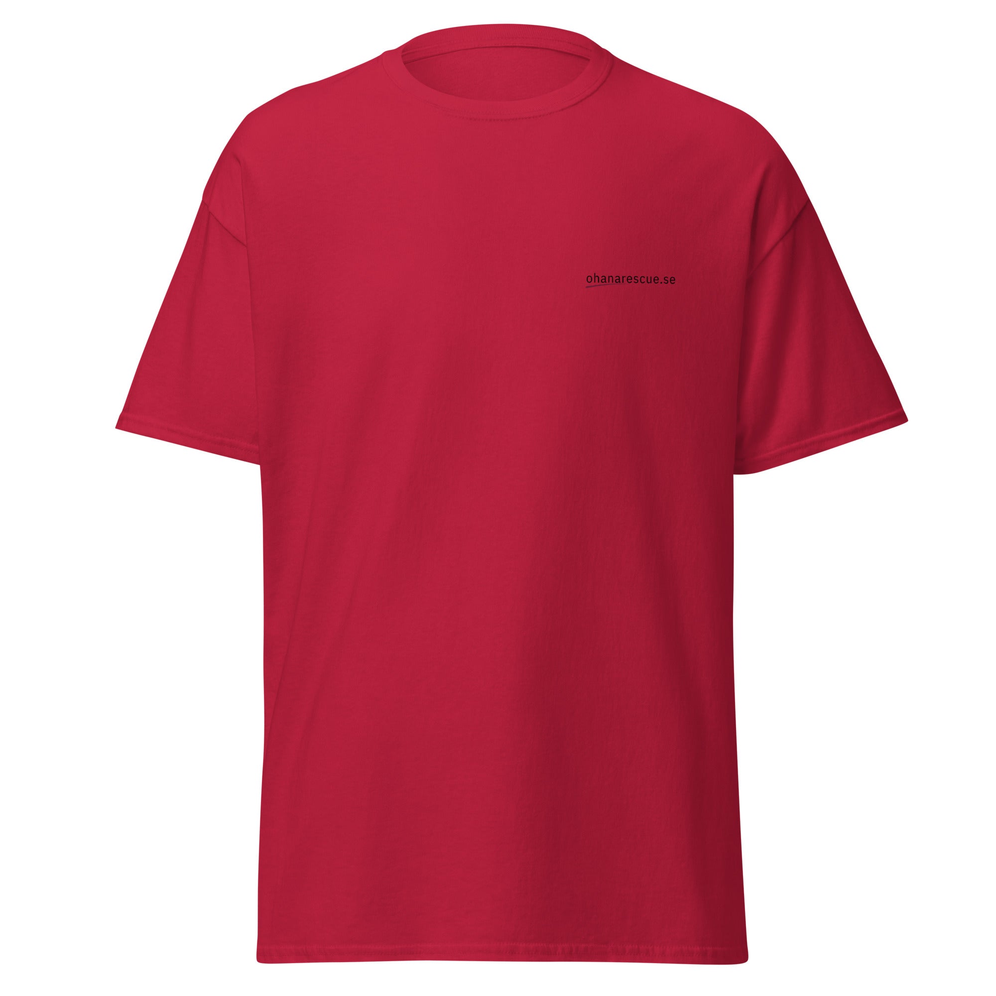 ohana t-shirt ingen lämnas kvar framsida