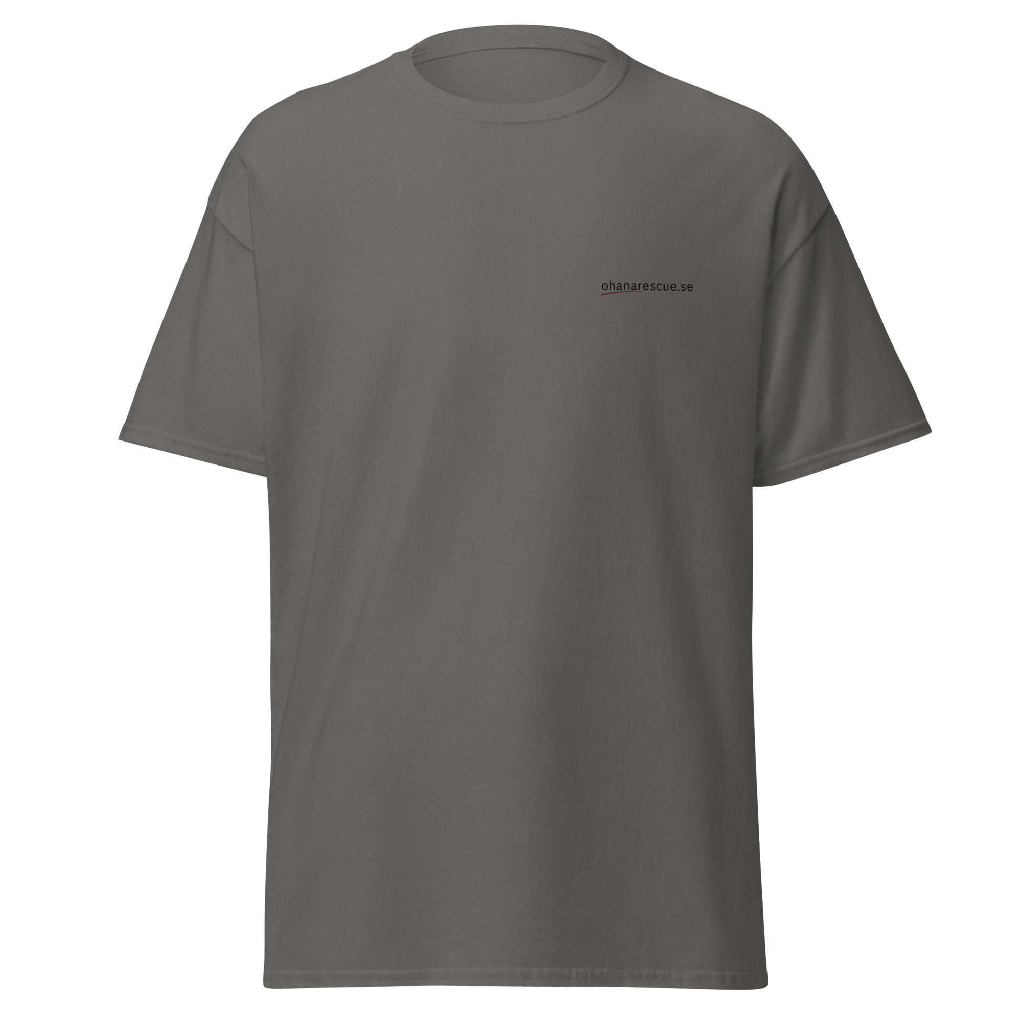 ohana t-shirt ingen lämnas kvar framsida