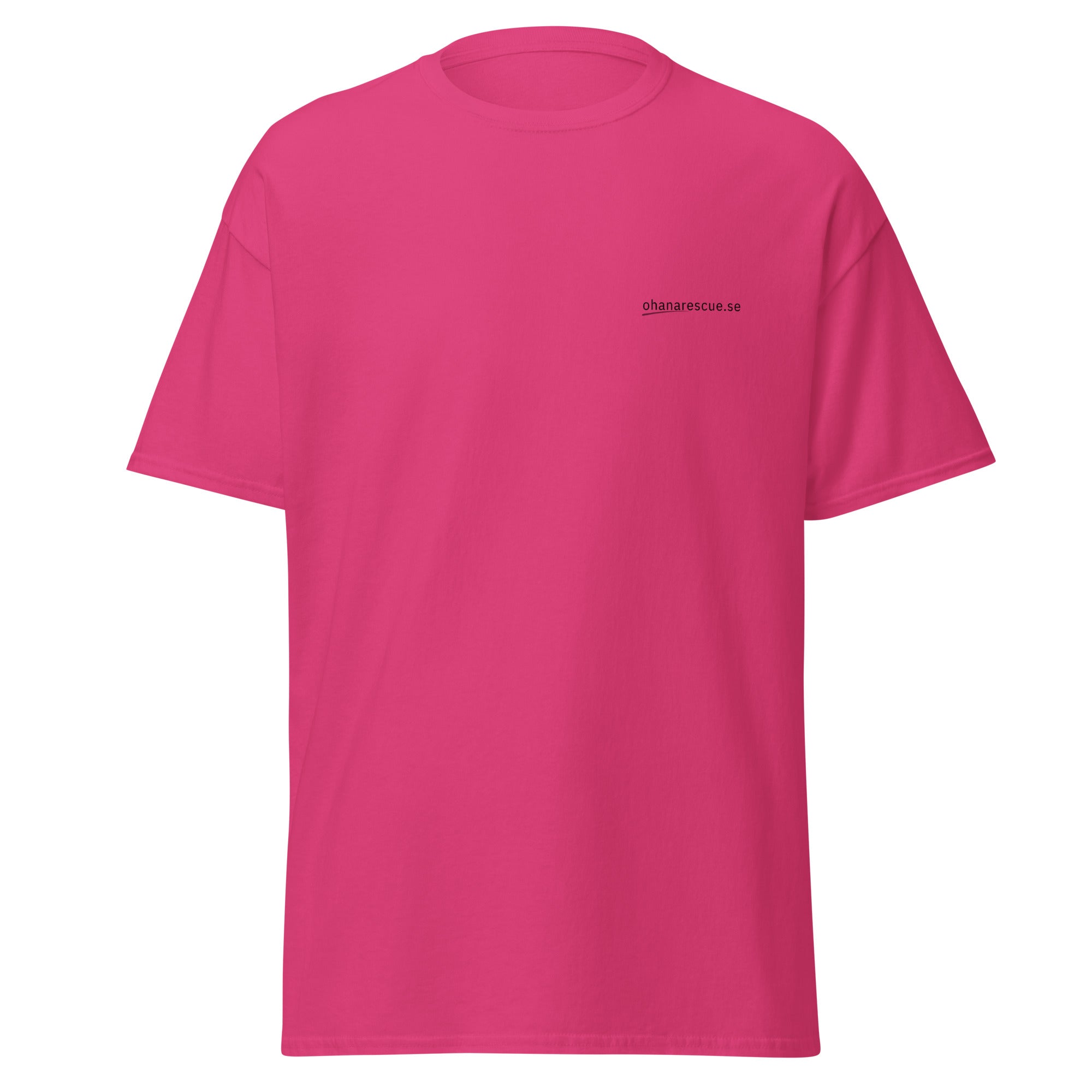 ohana t-shirt ingen lämnas kvar framsida