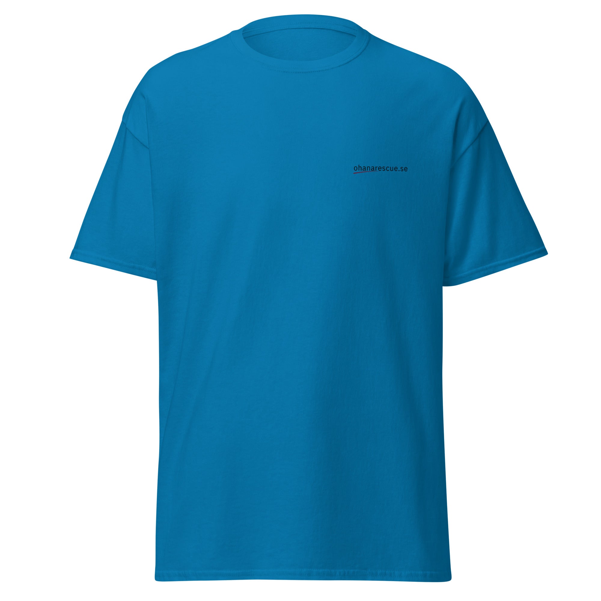 ohana t-shirt ingen lämnas kvar framsida