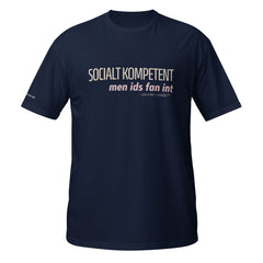Socialt Kompetent, men ids fan int - Gnista t-shirt i marinblå