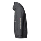 Sidovy av Ohana hoodie med dragkedja i dark heather