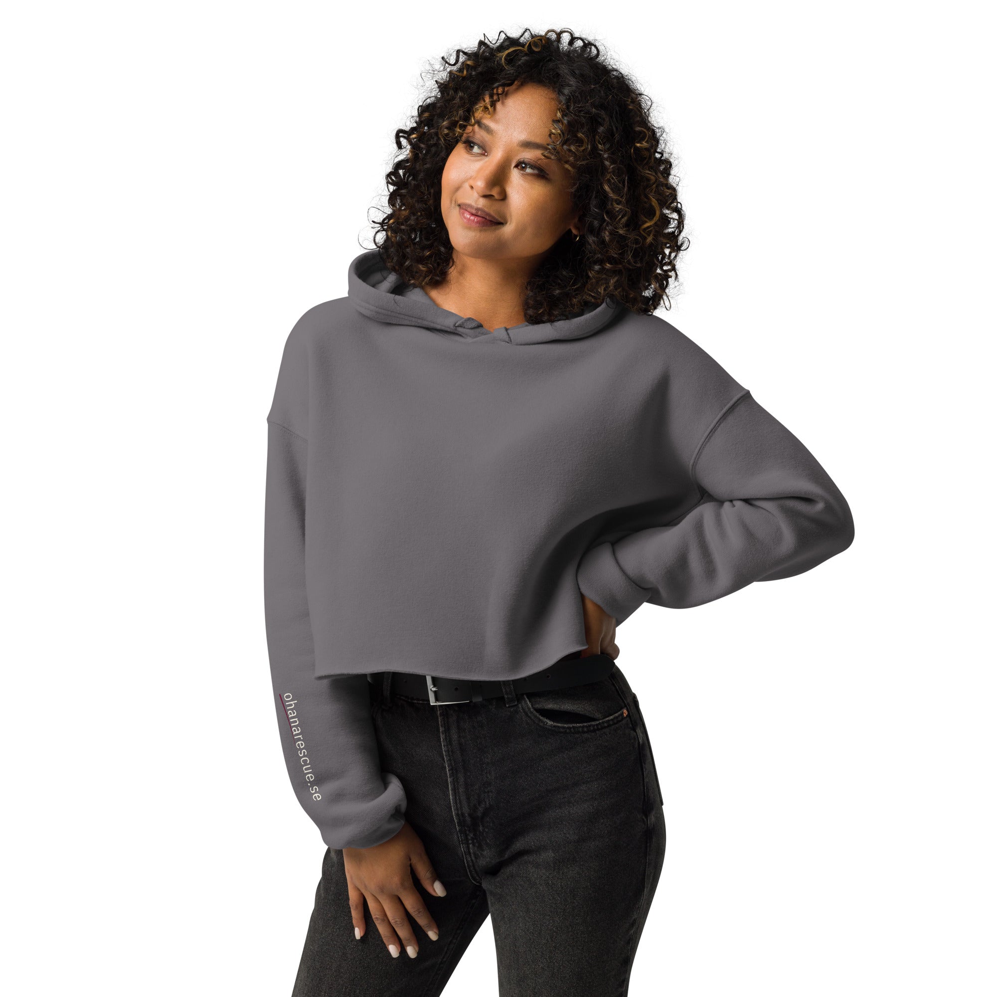 Ohana Cropped Hoodie